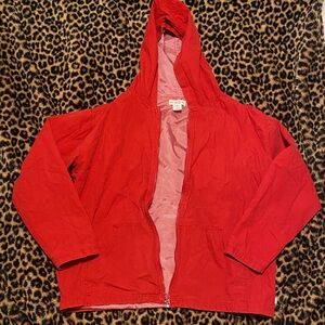 Cherokee Red Utility Jacket with Hood